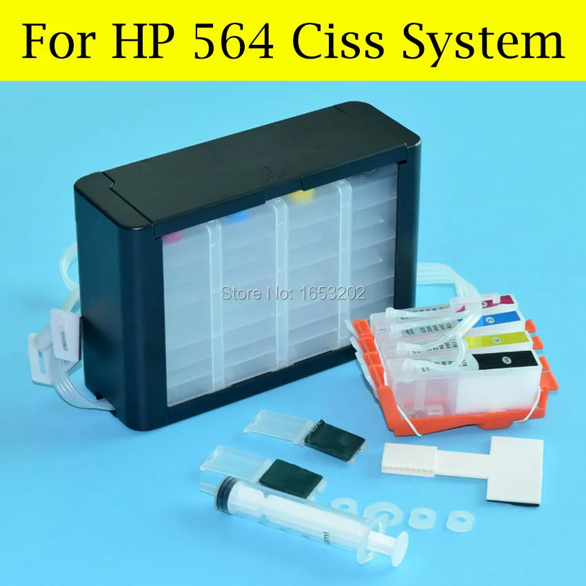 For HP 564 4 Color Ciss System 2