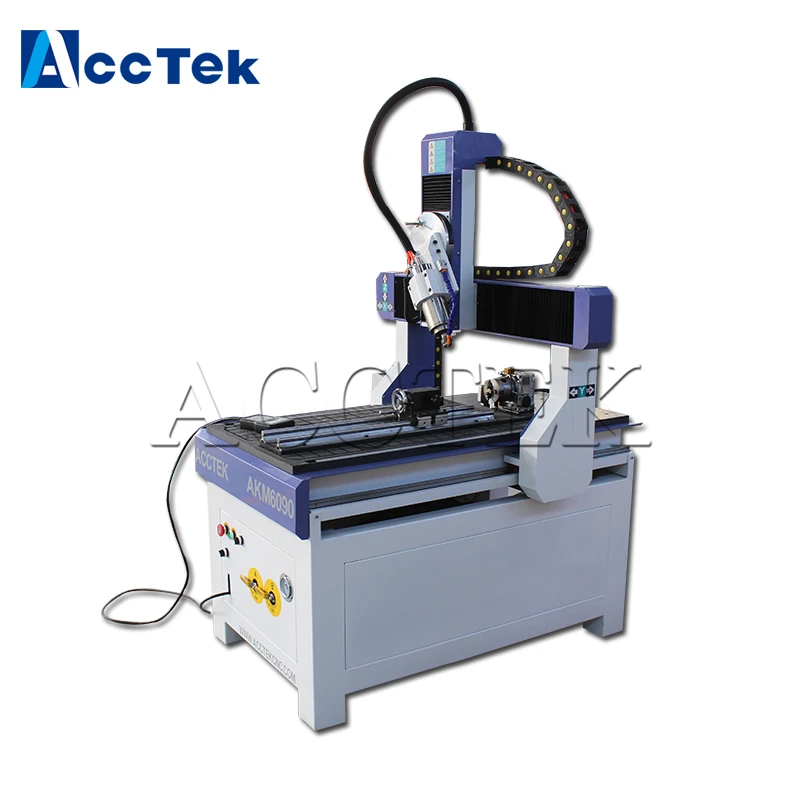 

AKM6090 mini cnc machine 4 axis cnc router price