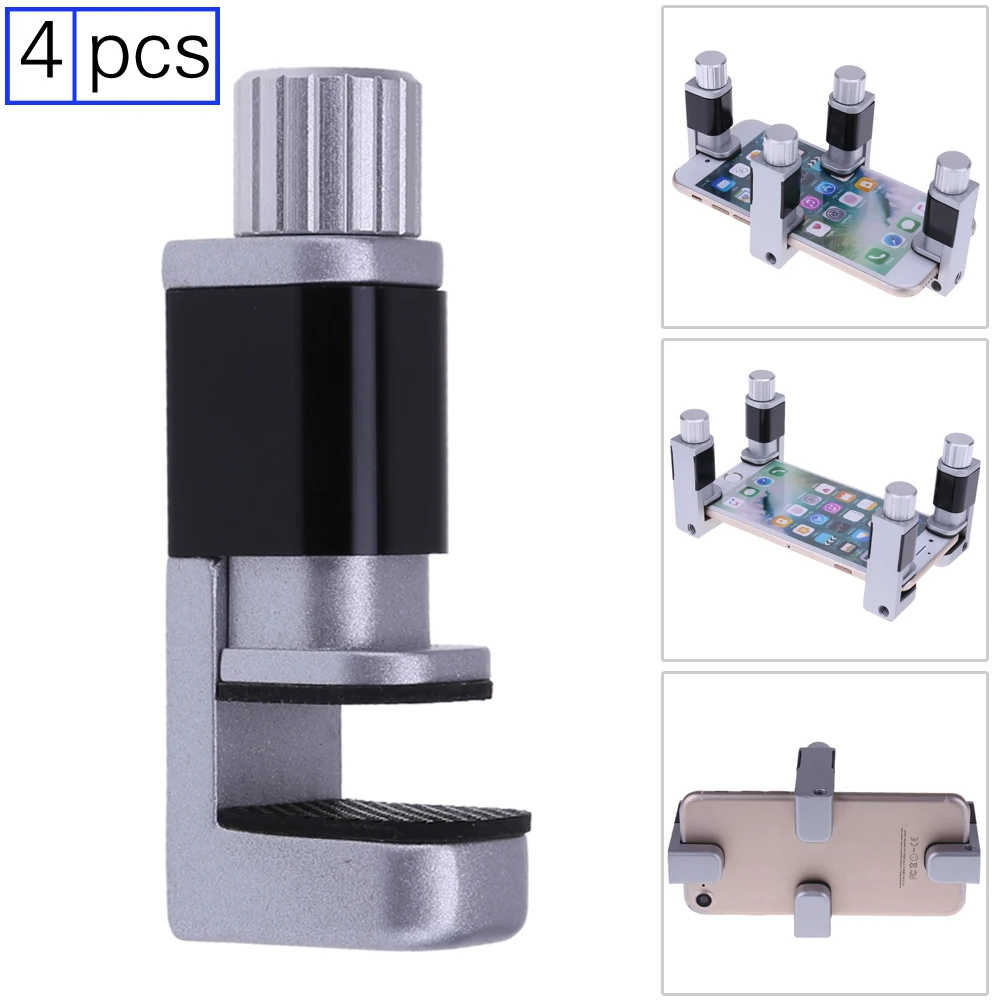 

4 cs/set Adjustable Phone Universal Clip Fixture Fastening LCD Screen Clamp Repairing Tool Kit For Iphone Tablet Mobile Phone
