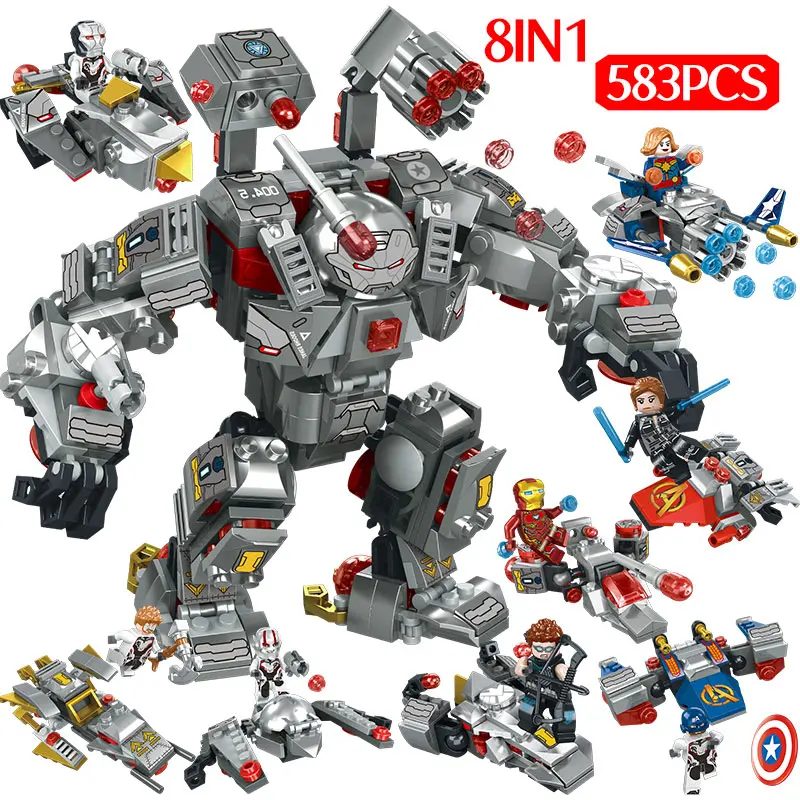 

Marvel Avengers 4 Infinity War Endgame Building Blocks Compatible With Lepining Super Hero Captain Marvel Ultron Iron Man Toys