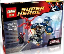 LEPIN 07030 DC Hero Mighty Micros Ultimata Spider Man Minifigures Building Block Toys Classic Movie Compatible with Legoe