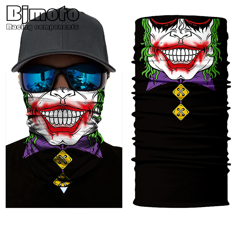 Волшебная повязка на голову Рыцарь смерти пиратский шарф череп скелет призрак Лыжный Велоспорт Головные уборы повязка на голову мотоцикл шеи Бандана 3D маска для лица - Цвет: Model 7