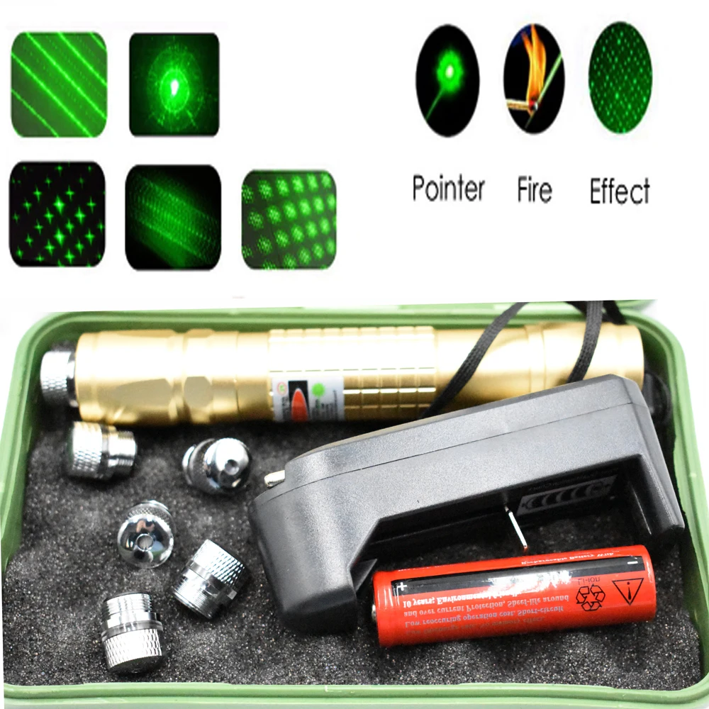 

Laser Level Green Laser Pointer 532nm 5mW 303 Laser Pen Adjustable Starry Head Burning Match Lazer Pointer Hunting Tactical Pen