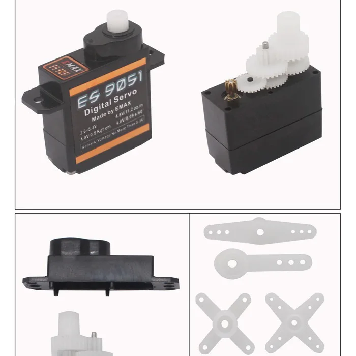 1PCS Mini Micro Servo High Speed 5G Digital Servos Horn Reverse