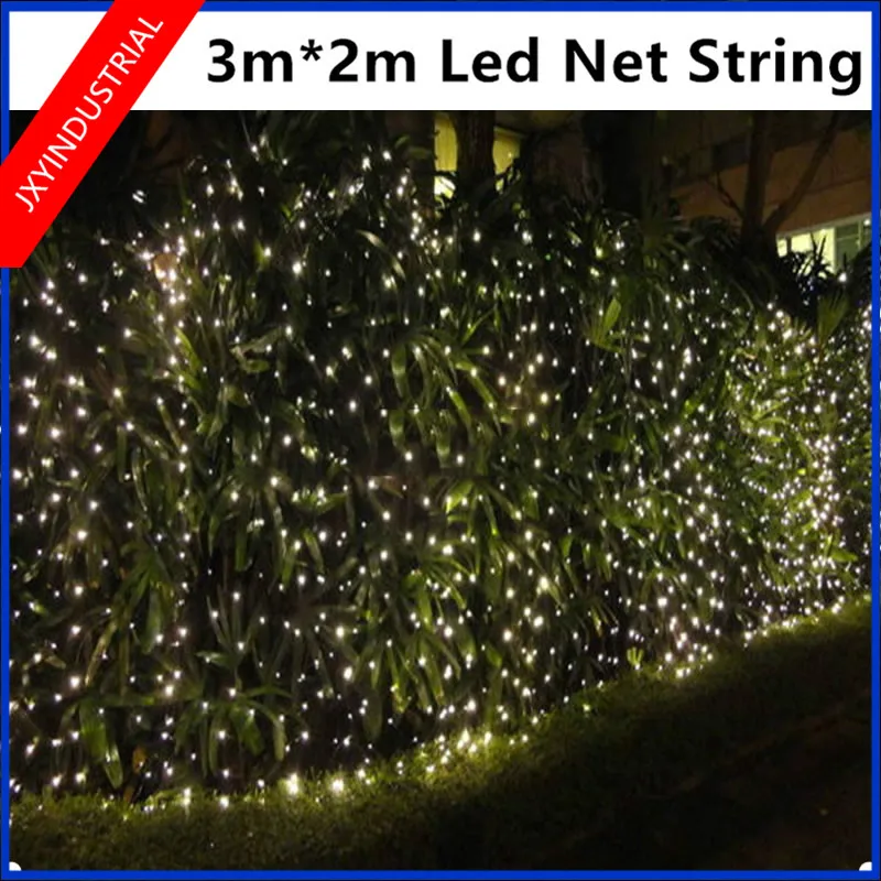 Connector Waterproof 3*2M 200LEDs Fairy Twinkle Mesh Net String Lights