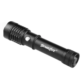 

XML T6 3Mode Zoomable LED 18650 Flashlight Focus Torch Lamp Adjustable portable outdoor travel lighting LED flashlight #4A26