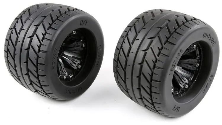 1/8 RC грузовые колеса/шины для HPI Savage Flux Hobao Nanda HSP Redcat FS 4 шт.|Детали и аксессуары| |