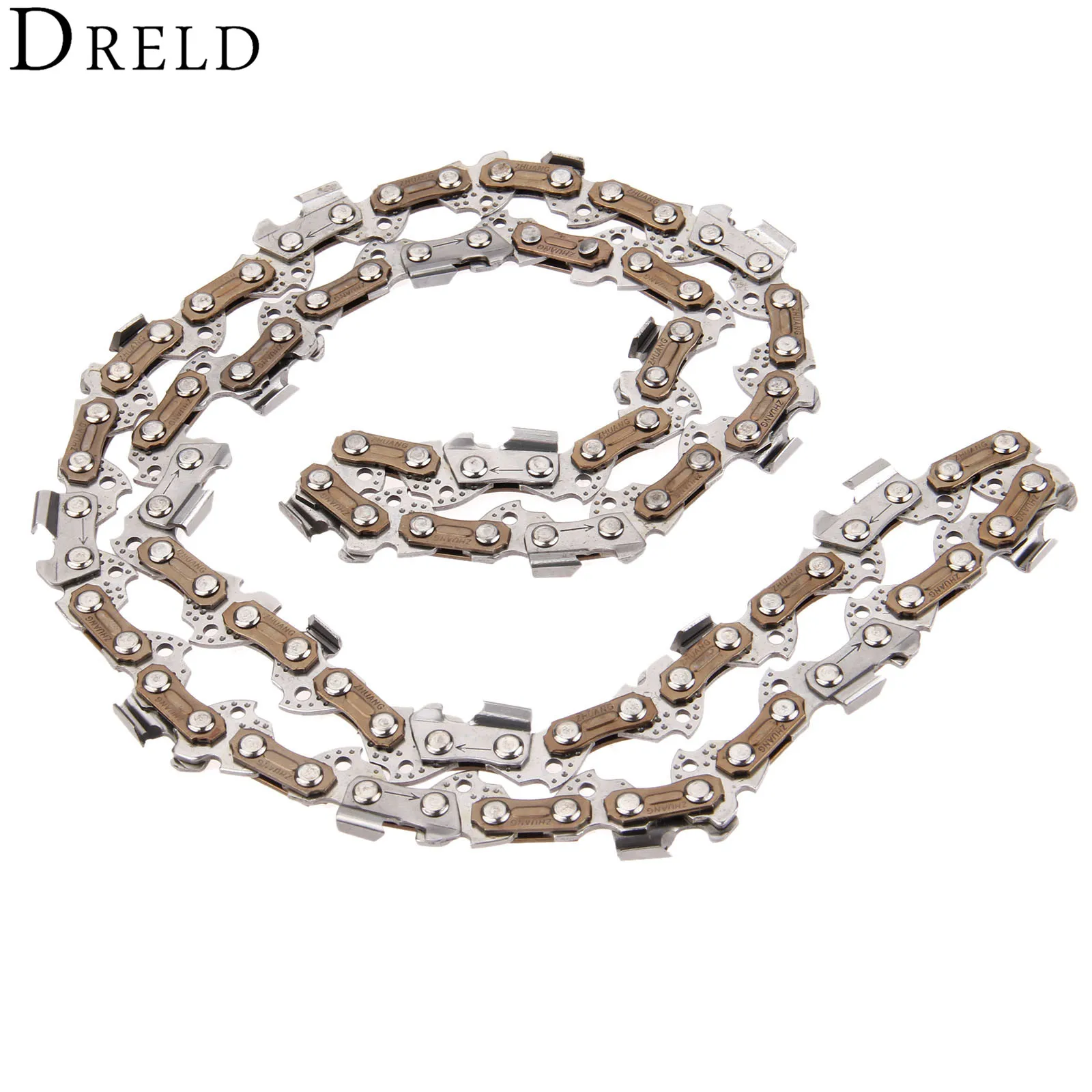 DRELD Replacement Chainsaw Saw Chain 12'' 45DL Drive Links Pitch 3/8LP