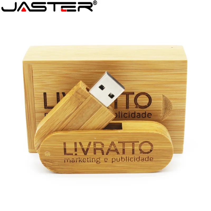 JASTER деревянный USB флеш-накопитель, 4 ГБ, 8 ГБ, 16 ГБ, 32 ГБ, 64 ГБ, USB 2,0, флешка, логотип, память, USB ключ, u-диск