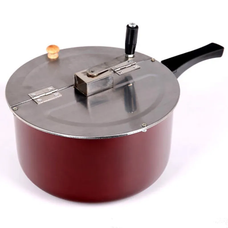 

Stainless Steel Popcorn Machine Depth 16cm,Diameter 26cm Popcorn Pot Stove For Commercial Suit For Electromagnetic Furnace
