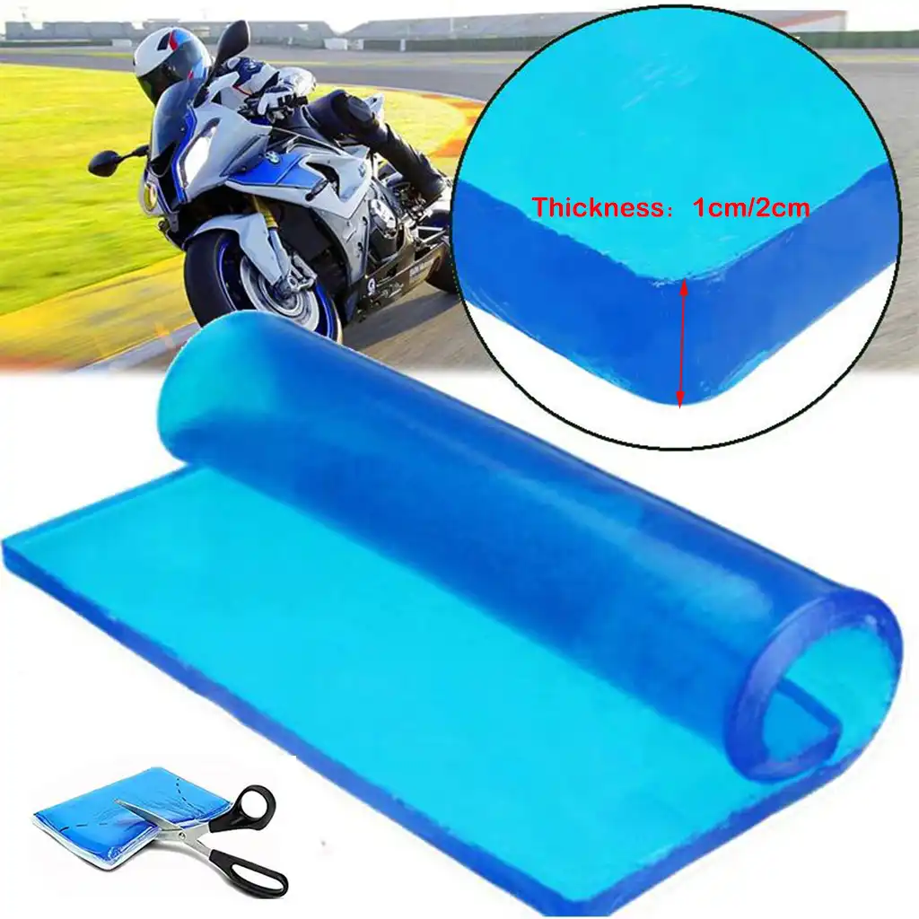 Details about / 25*25*2cm Motorcycle Seat Gel Pad Shock Absorption Mat Comfortable Soft Cushion