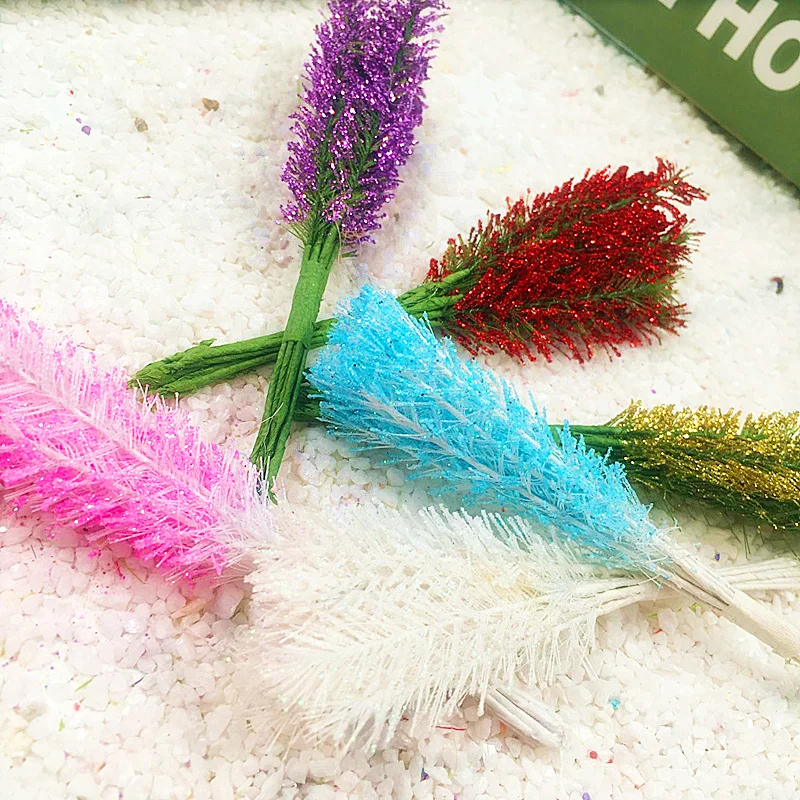 

12 PCS (11 cm/a beam) simulation of artificial Christmas decorations DIY small bouquets of hyacinth/wedding gift box collage
