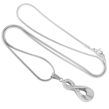 

IJD9160 Music Note Cremation Urn Jewelry Waterproof Rhinestones Keepsake Urn Necklace Memorial Remains Pendant for Ashes