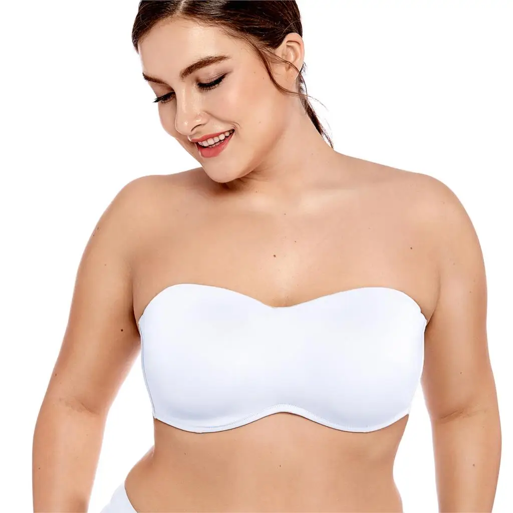 

Women's Smooth Seamless Full coverage Invisible Underwire Strapless Minimizer Bra