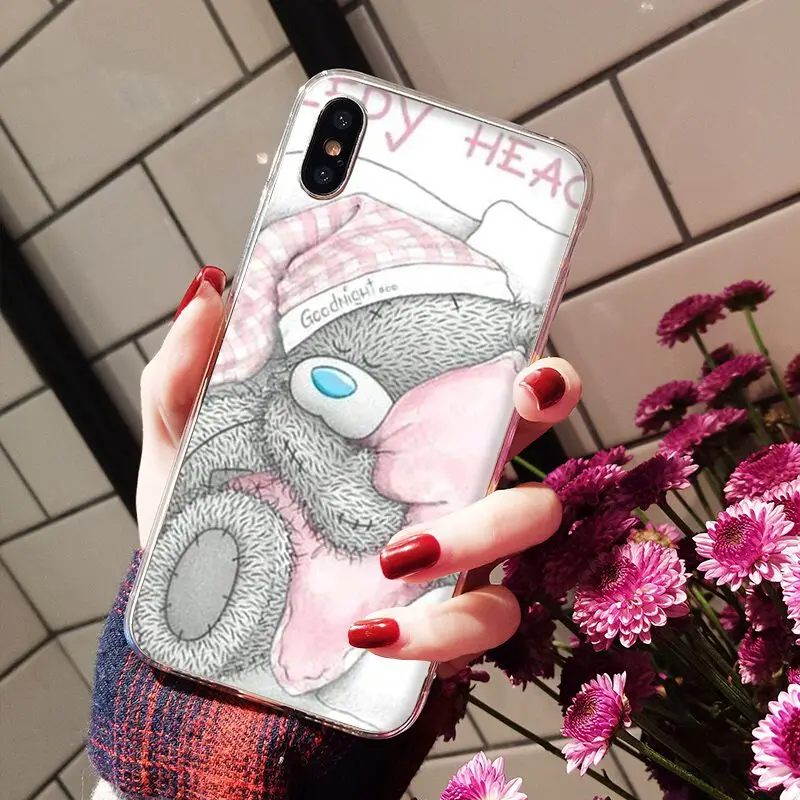 Babaite Tatty Teddy Bear Me To You Мягкий силиконовый прозрачный чехол для телефона для iPhone X XS MAX 6 6s 7 7plus 8 8Plus 5 5S SE XR - Цвет: A15