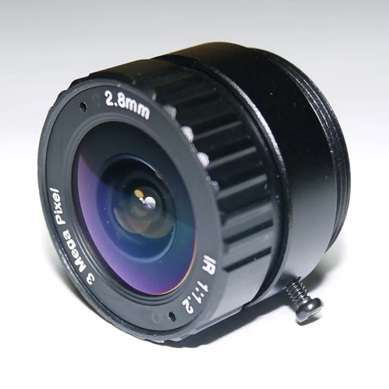 2.8 мм объектив 3.0 Мегапиксели широкий угол обзора 115 градусов MTV CS крепление инфракрасный Ночное видение объектив для видеонаблюдения Камера