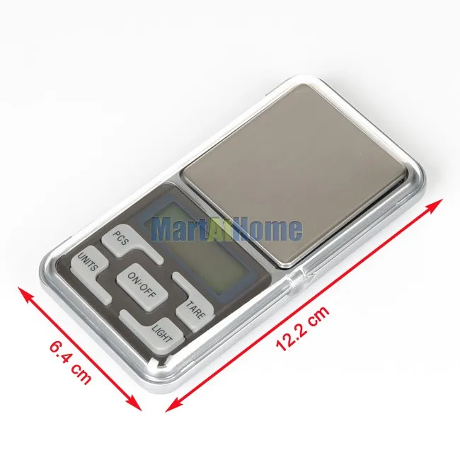 2 x Новые 0,1/500 г мини электронные цифровые ювелирные весы карманные весы Синяя подсветка с розничной коробкой# BK113@ CF