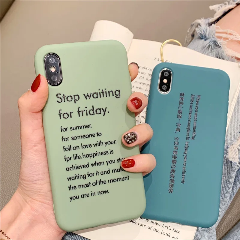 

When you really want something Allthe universe conspiresin helping you to achieveit for iPhone 7 Cute Candy Anti-knock Cover