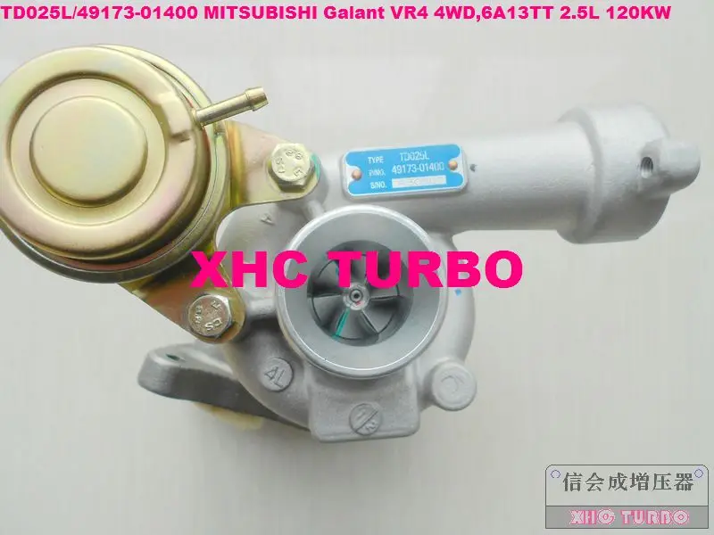 TD025L 49173-01400 турбокомпрессор турбо для Mitsubishi Galant VR4 4WD 6A13TT 2.5L 120KW