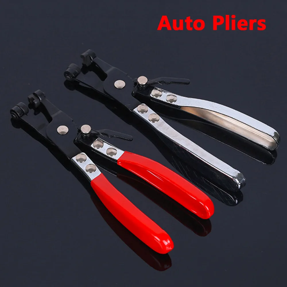 Car Water Pipe Hose Removal Tool Flat Band Ring Type Hose Clamp Pliers