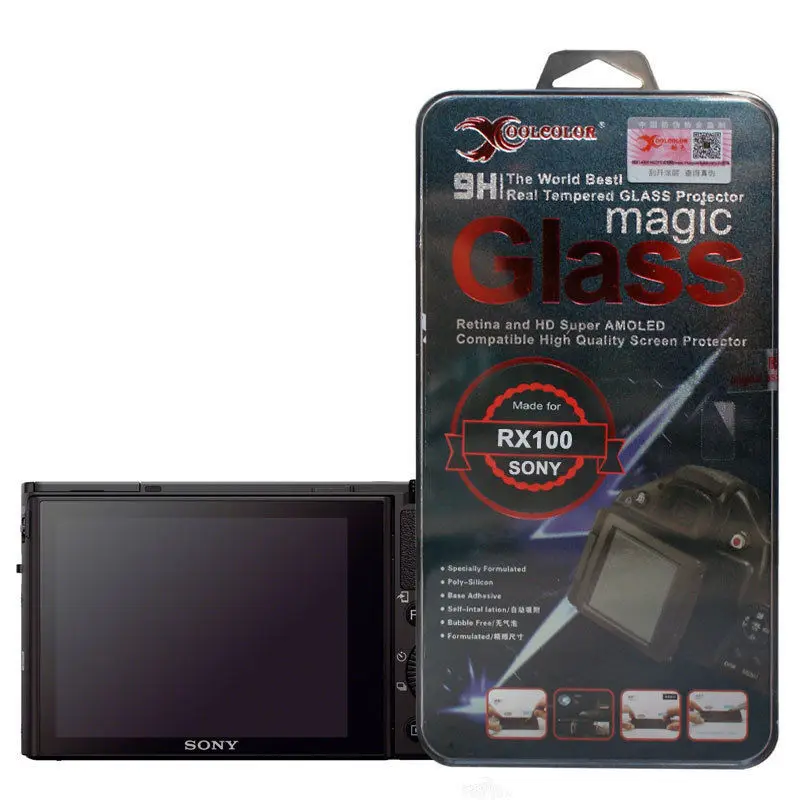 

Magic 9H Tempered Glass Screen Protector Film for Sony DSC RX100 II RX100 III