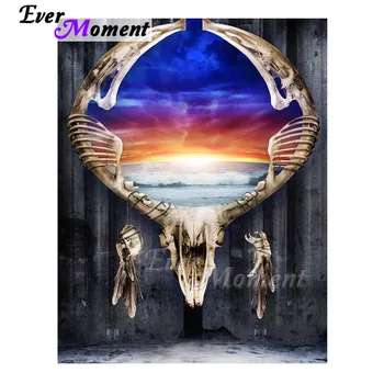 

Ever Moment Diamond Painting 5D DIY Full Square Drill Bone Sky Horizon Rhinestone Mosaic Diamond Embroidery Decor 3F1208