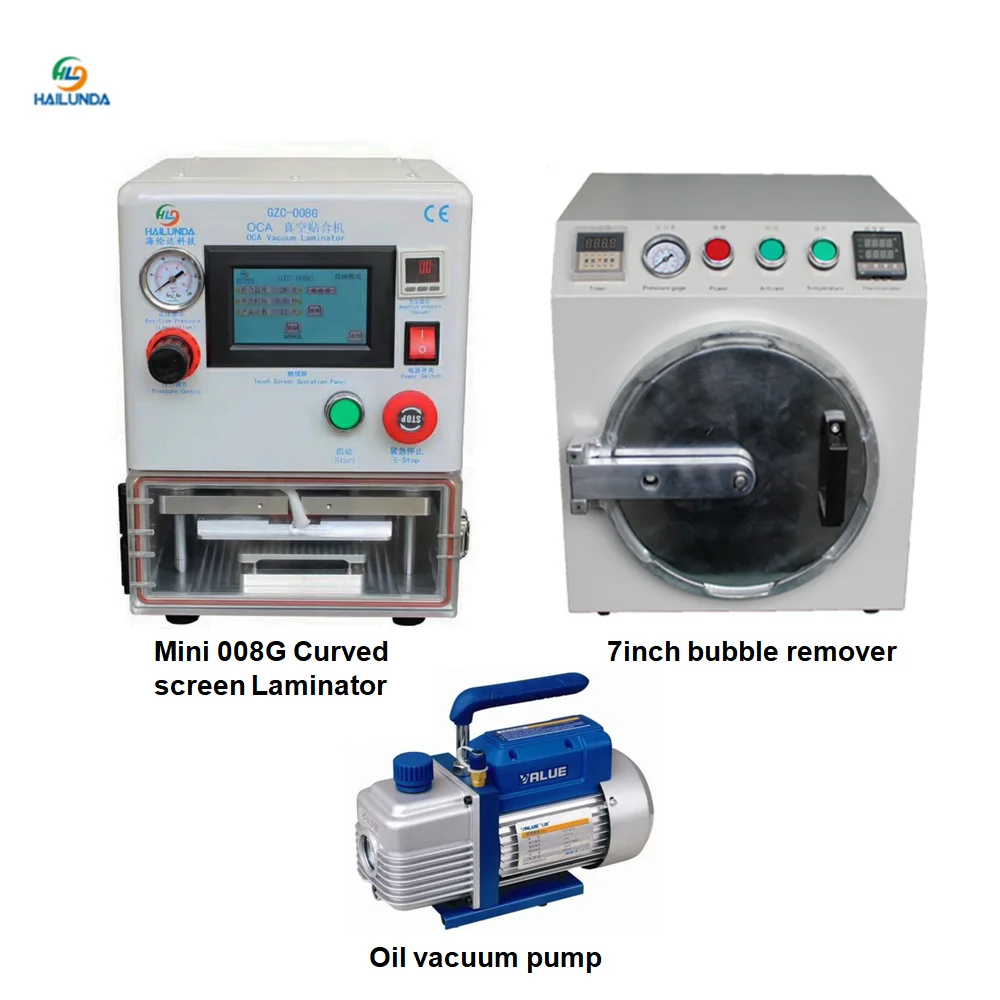  OCA Vacuum Laminator Machine LCD Laminating Autoclave Bubble Remove Machine LCD Refurbish Machine M
