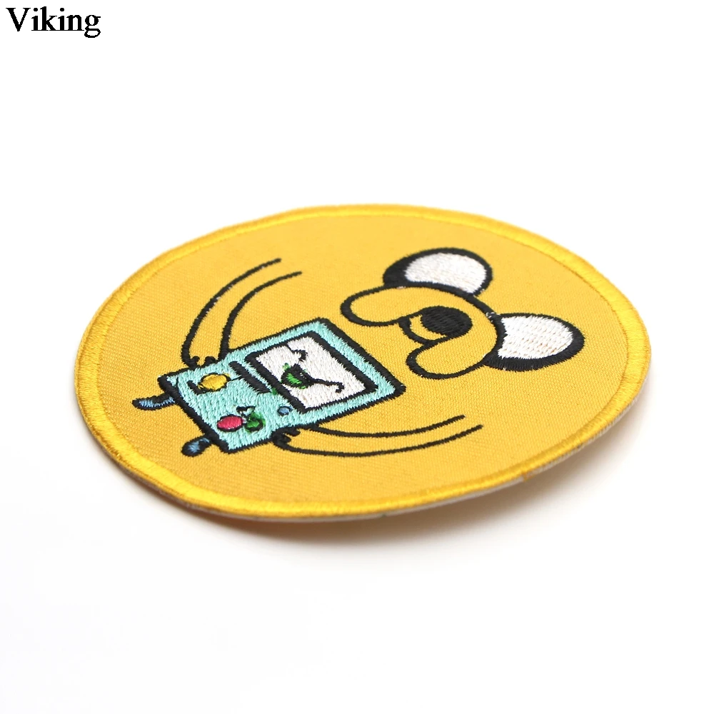 Adventure time мультфильм швейная нашивка железная нашивка вышитая полоса на рюкзаке футболка Милая Аппликация с блестками Diy значки G0073
