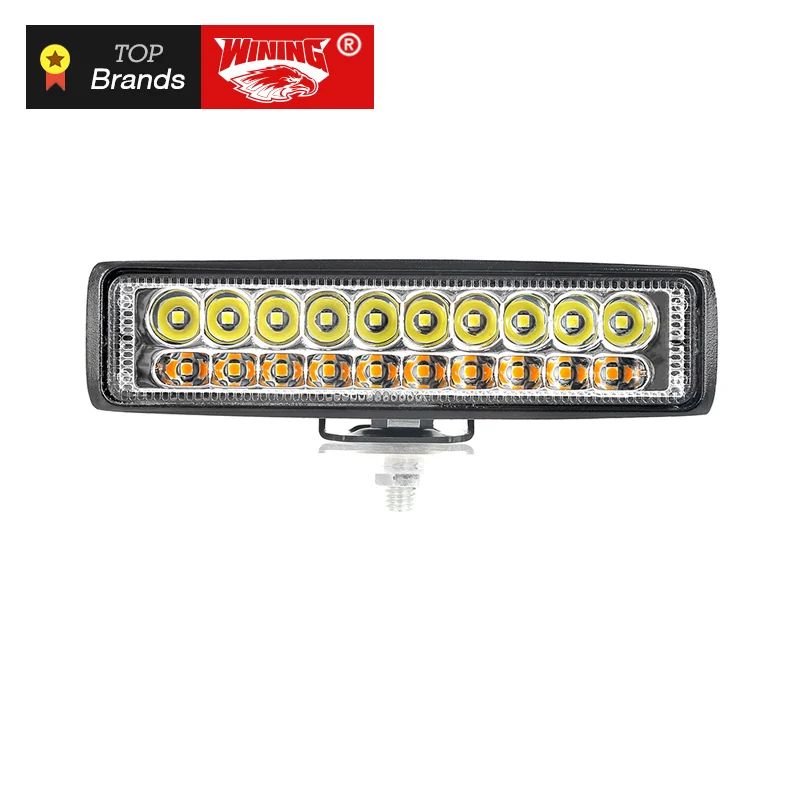 Hotsale 20W LED Work Light Bar Double row LED Offroad Car ATV 4WD Wagon Pickup Bus 4X4 Offroad led work driving lights