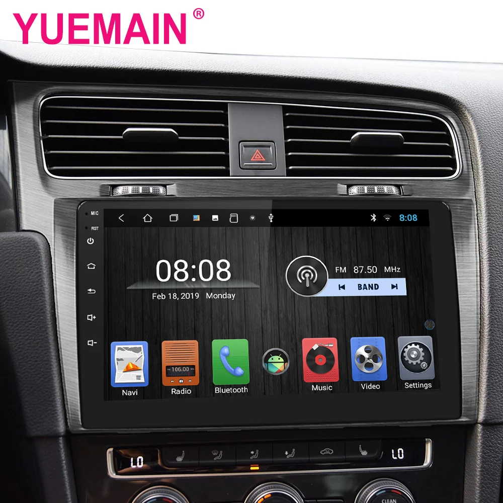 YUEMAIN Car Radio Multimedia Player For VW/Volkswagen/Golf 7 2Din Android 8.1 Autoradio GPS Navigation OBD DVR WIFI Rear Camera YUEMAIN Car Radio Multimedia Player For VW/Volkswagen/Golf 7 2Din Android 8.1 Autoradio GPS Navigation OBD DVR WIFI Rear Camera