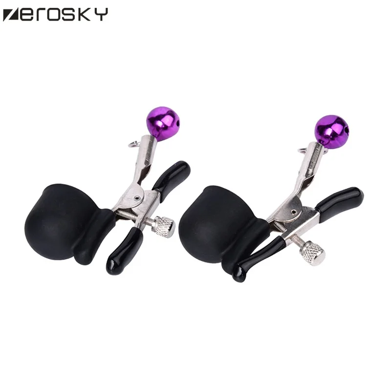 Zerosky Женский Вибратор с зажимом молочная секс игрушка электрический шок