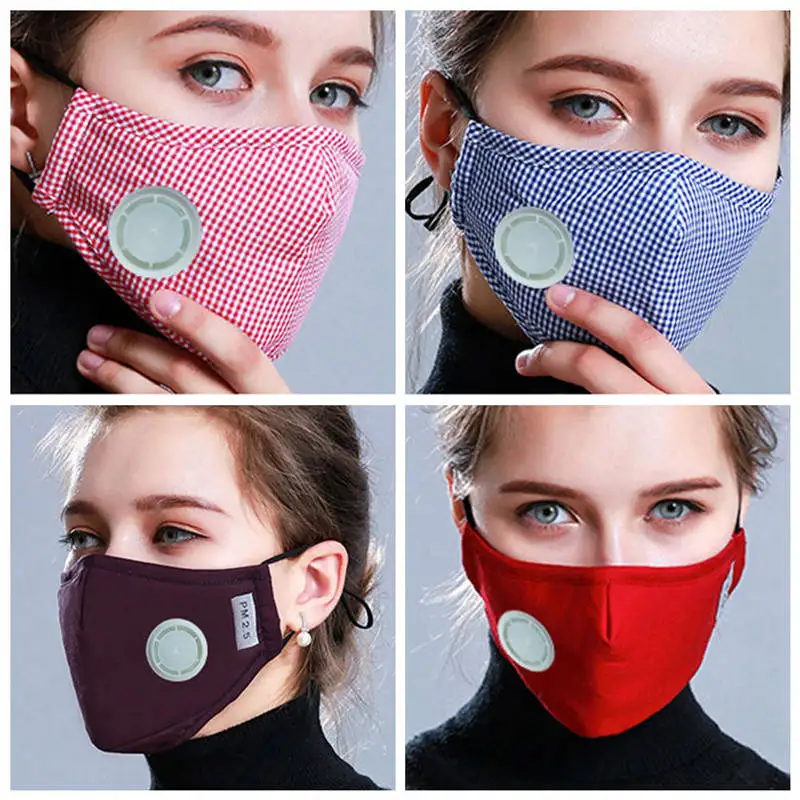 

Anti Pollution Mask Dust Respirator Washable Reusable Masks Cotton Unisex Mouth Muffle for Allergy/Asthma/Travel/ Cycling