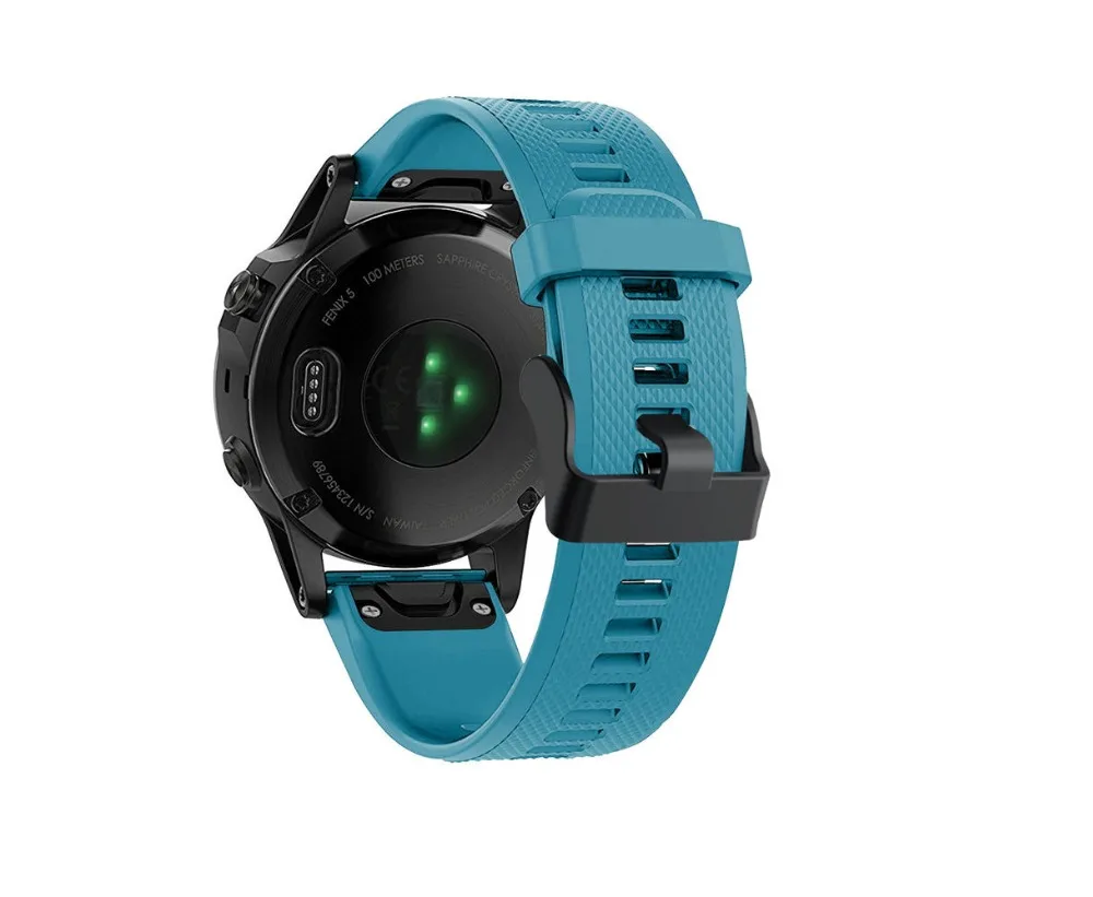 22 мм ремешок для часов Garmin Fenix 5/5 Plus/Quatix 5 Forerunner 935 Instinct Watch Quick Release силиконовый ремешок Easy fit ремешок