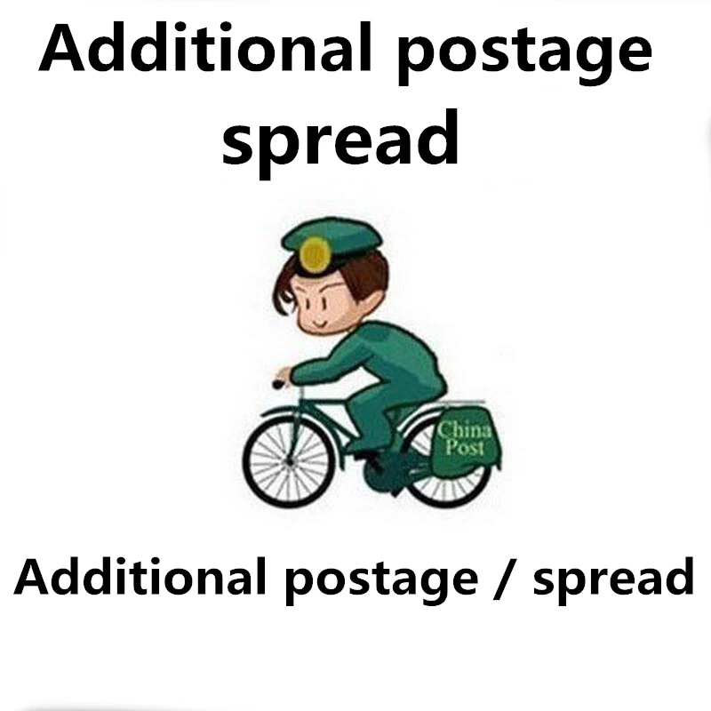 

Additional postage / spread