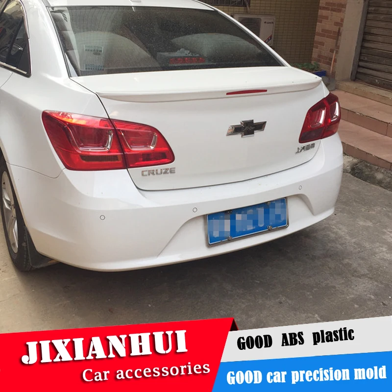

For Cruze Spoiler 2015-2016 Chevrolet Cruze YDAJK Spoiler ABS plastic Material Car Rear Wing Color Rear Spoiler