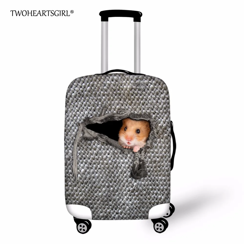 

TWOHEARTSGIRL Travel Luggage Protective Cover for 18-30 inch Trolley Suitcase Strech Elastic Trunk Case Dust Covers with Zppper