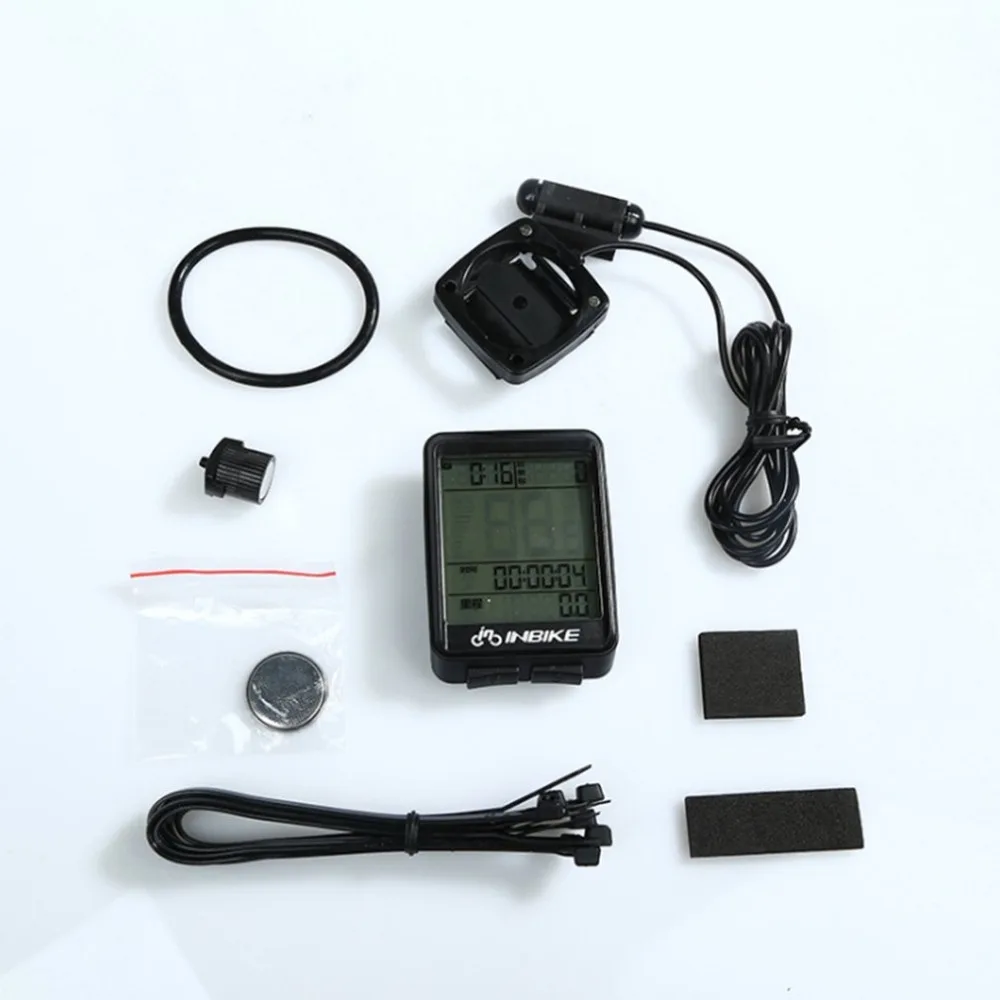 

Wire/Wireless Cycling Bike Computer Bicycle LED Speedometer Odometer Backlight LCD Screen Waterproof Tachometer
