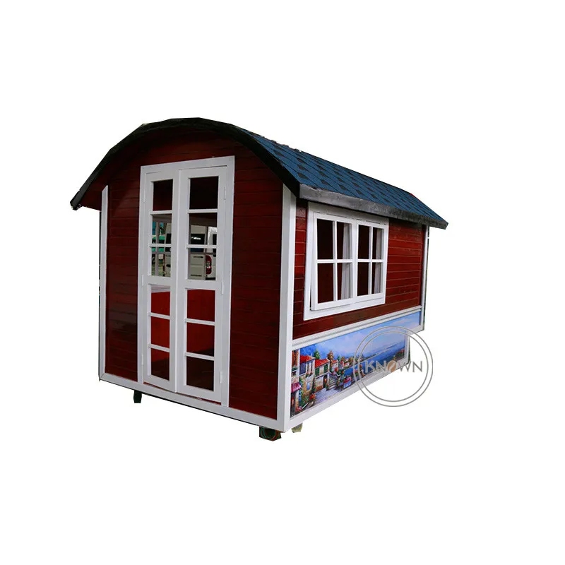 

2019 new design KN-J480 fast food truck mobile food kiosk food cart trailer for sale