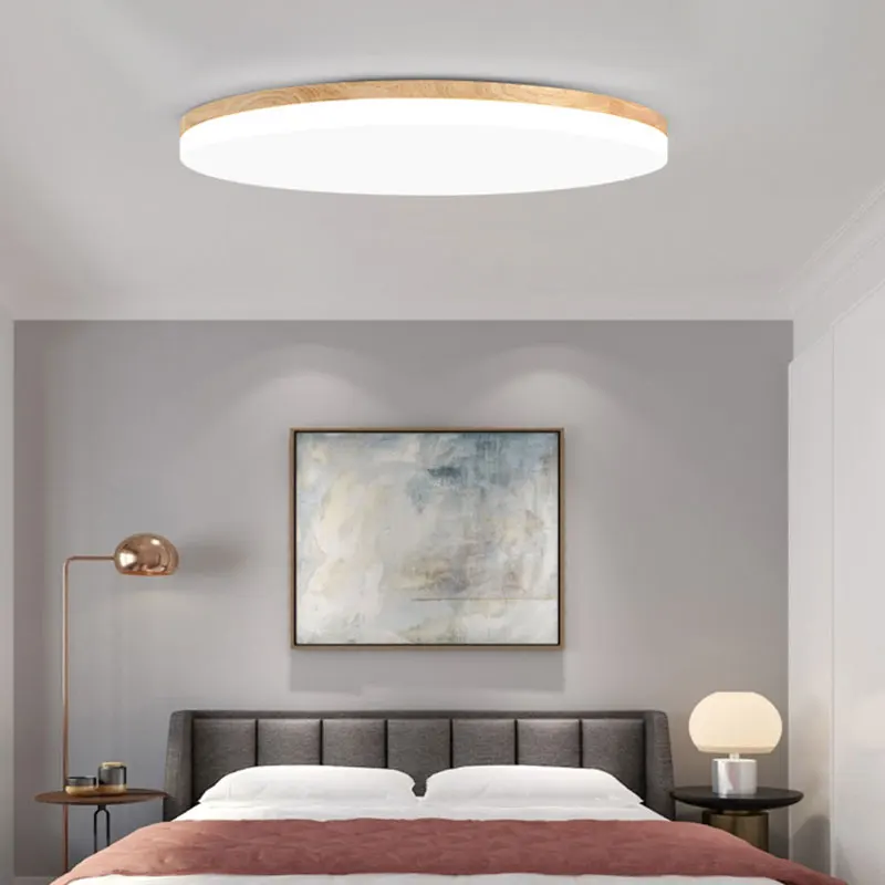 

For Living Room Bedroom The Hall Modern Ceiling Lamp Ultra-Thin LED Ceiling Lighting 360 Degree Round Ceiling Lights