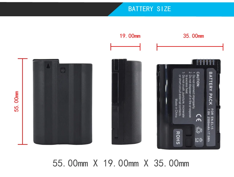 PALO 4 шт. EN EL15 ENEL15 EN-EL15 батарея+ светодиодный зарядное устройство для Nikon D500, D600, D610, D750, D7000, D7100, D7200, D800, D800E, D810, D810A v1