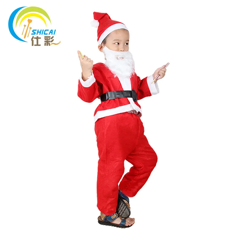 2019новый стиль Санта-Клаус Бархатная шаль костюм из двух предметов Рождественский мужской шоу платье женские модели костюмы костюм костюмы