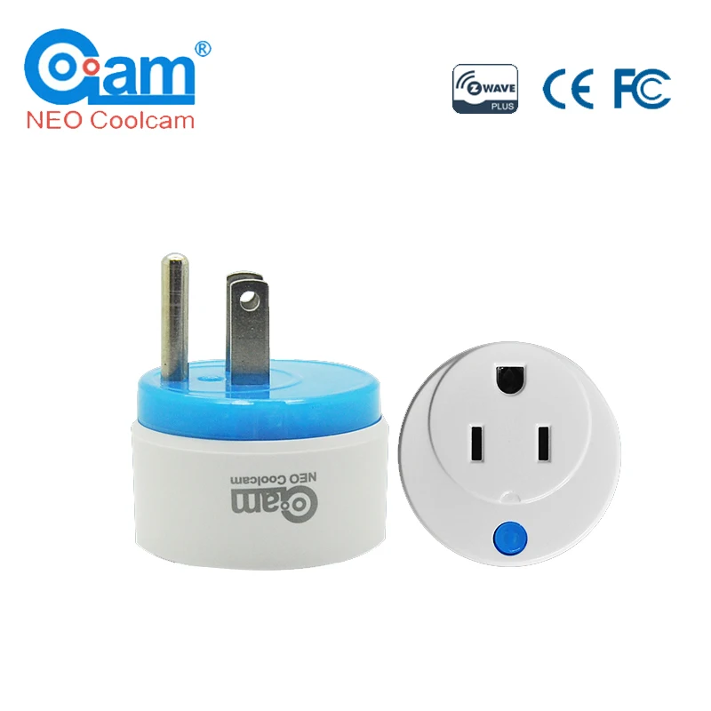 

NEO Coolcam Z-WAVE PLUS NAS-WR01ZE US Smart Power Plug Socket Home Automation Alarm System Home Z Wave 908.4MHz Video Frequency