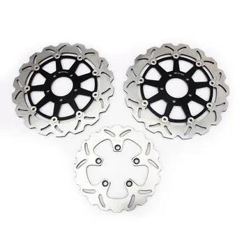 

BIKINGBOY Front Rear Brake Disks Discs Rotors For Suzuki GSX 1300 R Hayabusa 99-07 1999 2000 2001 2002 2003 2004 2005 2006 2007