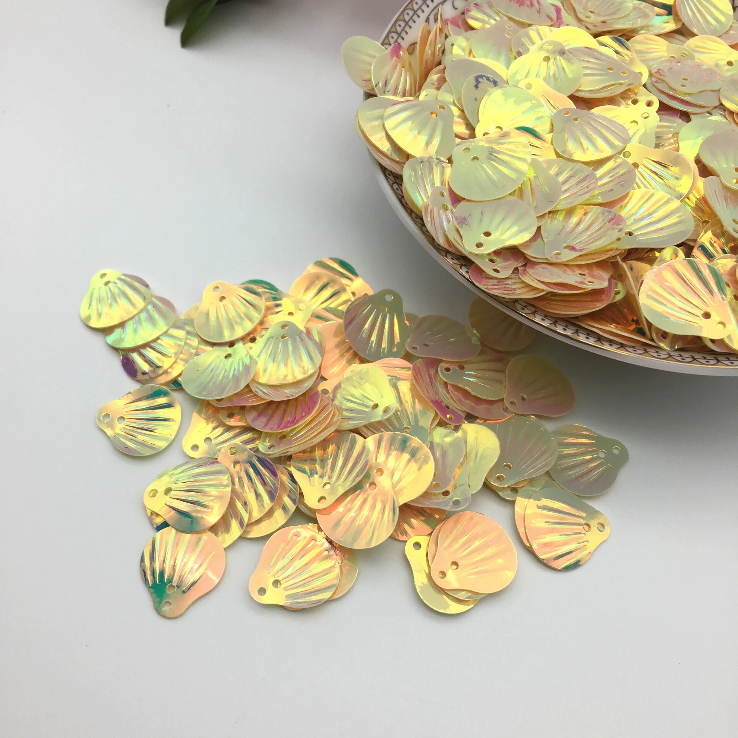 Paillettes Rotonde 20mm Con Foro - PVC Per Artigianato E Decorazioni - Foto 4