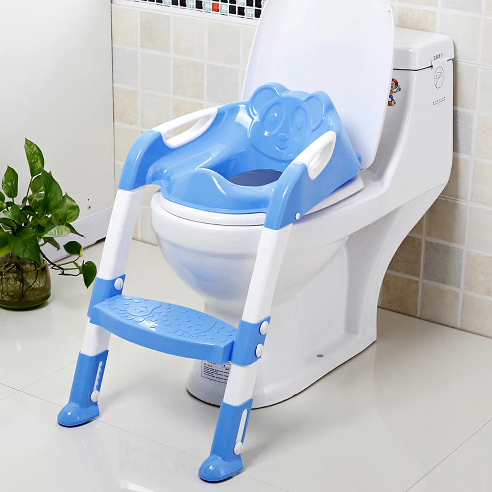 Folding Baby Potty Training Toilet Chair With Adjustable Ladder Children Kids Boys Girls Potty Seat Anti-slip pedals Toilets Folding Baby Potty Training Toilet Chair With Adjustable Ladder Children Kids Boys Girls Potty Seat Anti-slip pedals Toilets