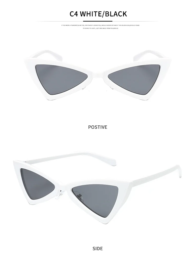 ZXWLYXGX Ретро Солнцезащитные очки женские модные кошачий глаз Роскошные брендовые дизайнерские солнцезащитные очки ретро солнцезащитные очки черные очки oculos UV400