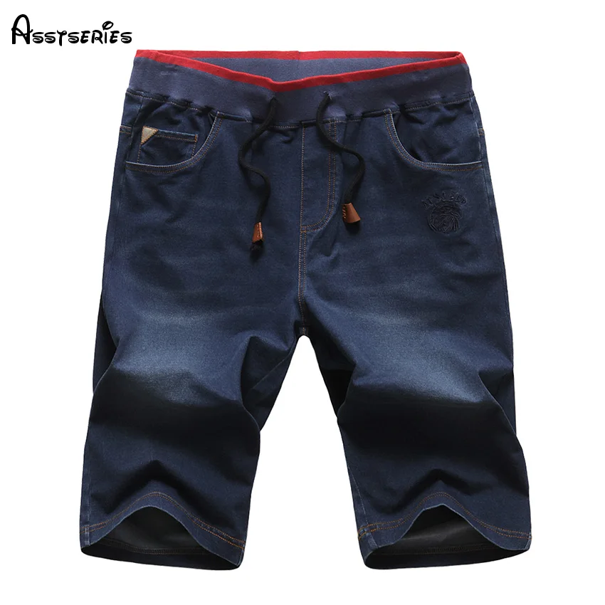 Новая мода досуг мужские короткие джинсы брендовая одежда летние хлопковые шорты дышащие джинсовые шорты мужские D50