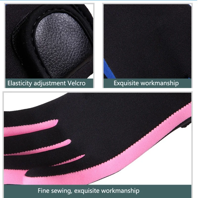 1,5 мм неопреновый Плавательный Перчатки для дайвинга противоскользящая Неопреновая перчатка с волшебной палкой для зимнего плавания