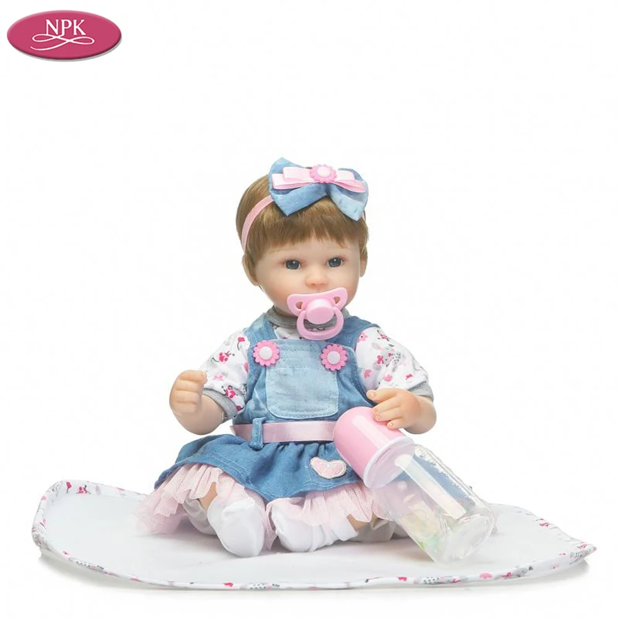 

NPK 40CM Silicone Reborn Bonecas Realista Bebe Lifelike Baby Doll Newborn Princess Reborn Babies Dolls Toy Menina Bonecas Gifts