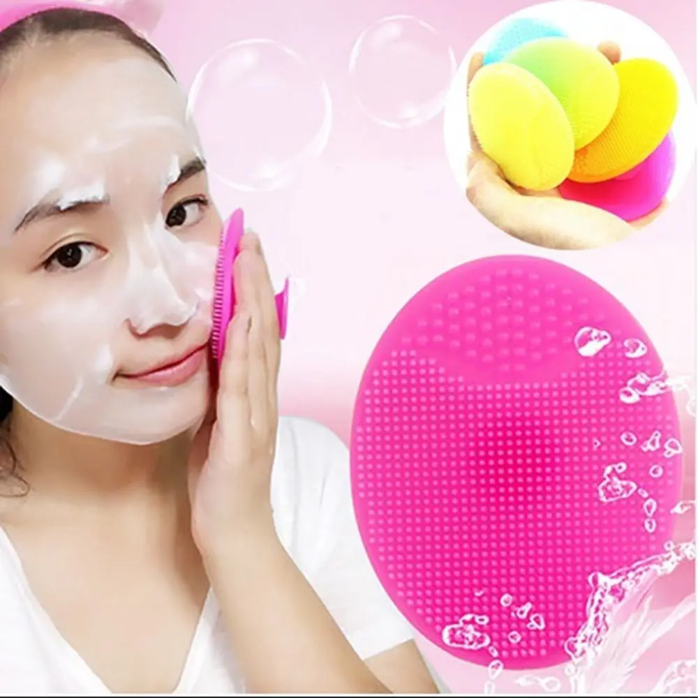 Soft Silicone Facial Cleansing Brush Face Washing Exfoliating Blackhead